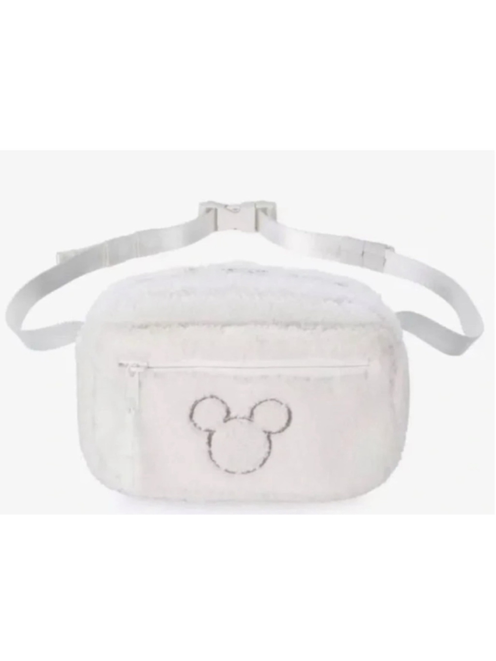 Disney Parks Mickey Mouse Icon Fleece Fanny Pack Belt Bag Crossbody